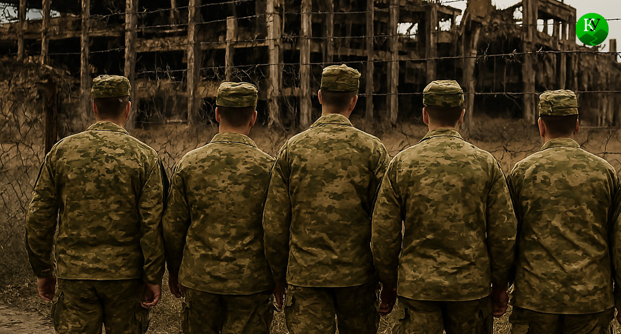 Военные на СВО. Иллюстрация создана «Кавказским узлом» с помощью ИИ в программе Copilot