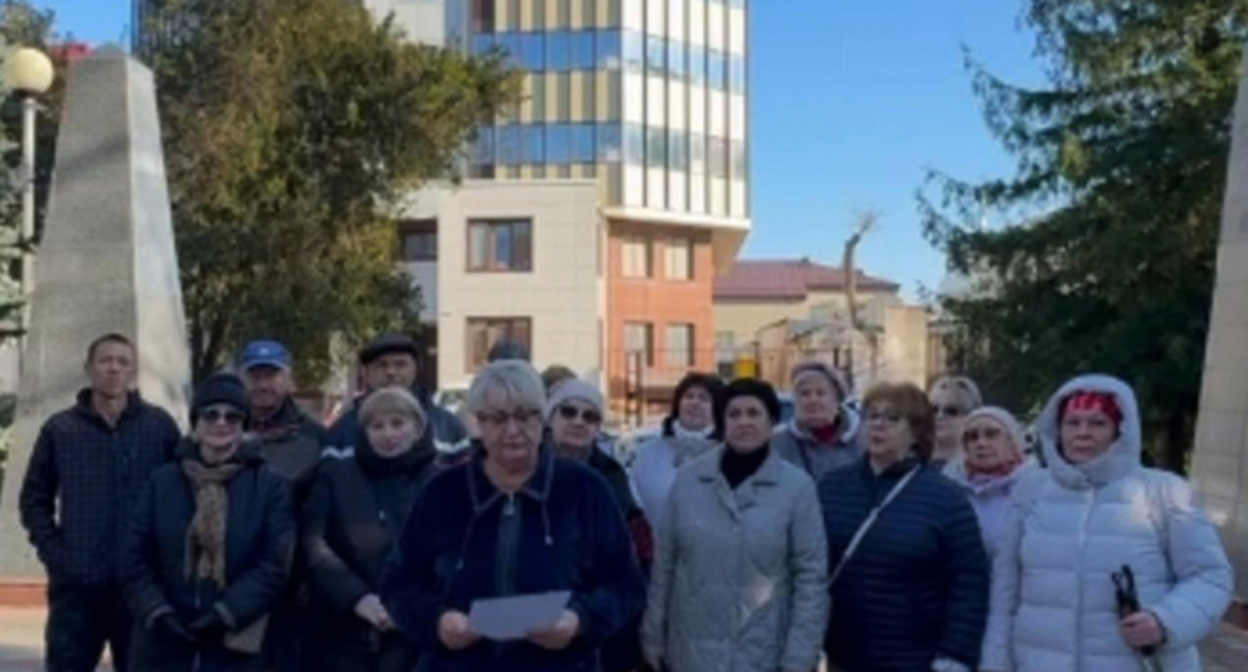 Обращение жителей Анапы. 20 декабря 2025 г. Фото: Юрий Озаровский Анапа Витязево Джемете / Телеграм-канал