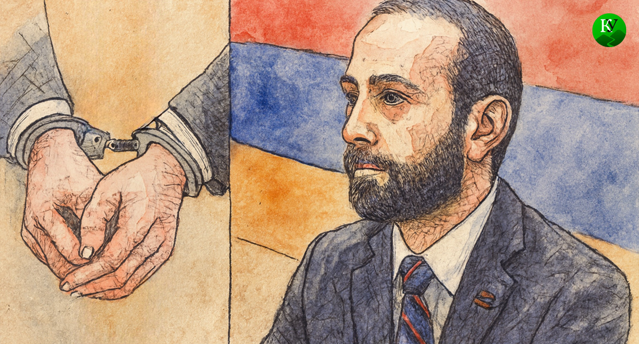 Арарат Мирзоян. Иллюстрация создана «Кавказским узлом» с помощью ИИ в программе Copilot