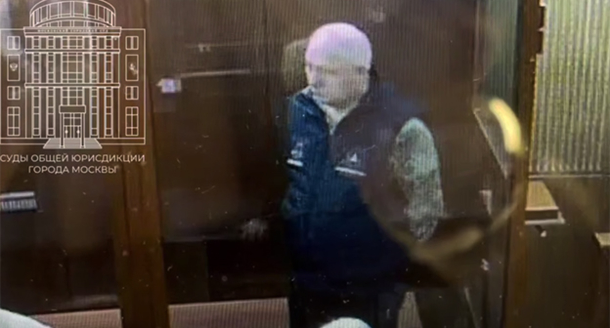 Анатолий Вороновский в зале суда. 29 декабря 2025 г. Скриншот видео https://t.me/moscowcourts/8049