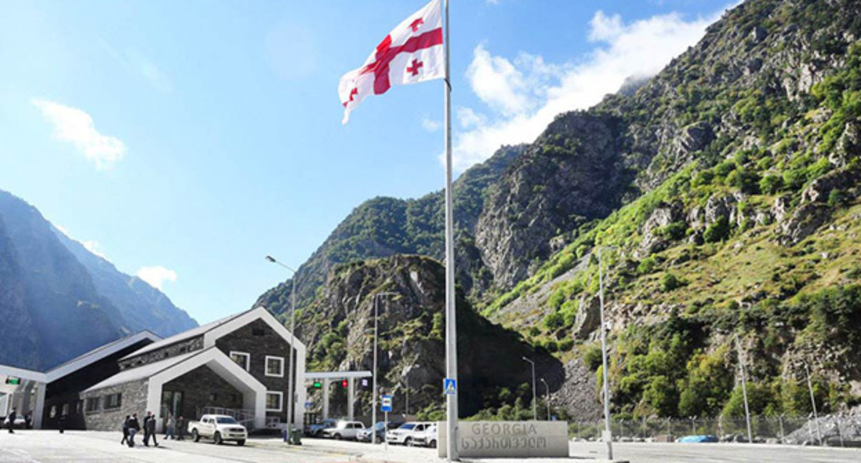 Пункт пропуска при въезде в Грузию. Фото: "Новости-Грузия" https://www.newsgeorgia.ge/