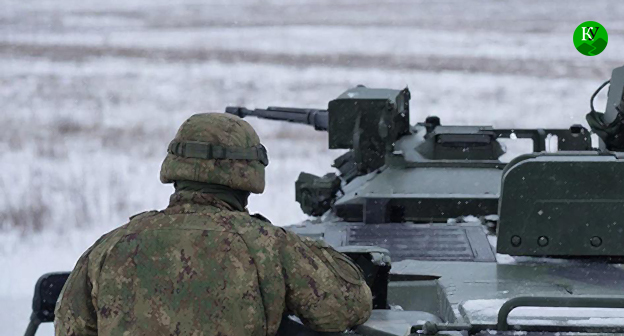 Военнослужащий. Иллюстрация "Кавказского узла" созданная ИИ при помощи программы Copilot