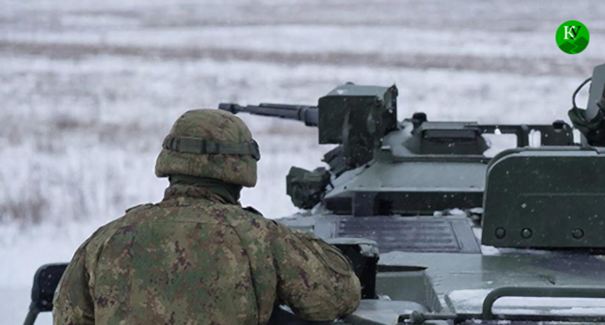 Военнослужащий. Иллюстрация "Кавказского узла" созданная ИИ при помощи программы Copilot