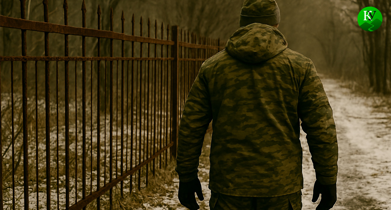 Военный на СВО. Иллюстрация создана «Кавказским узлом» с помощью ИИ в программе Copilot