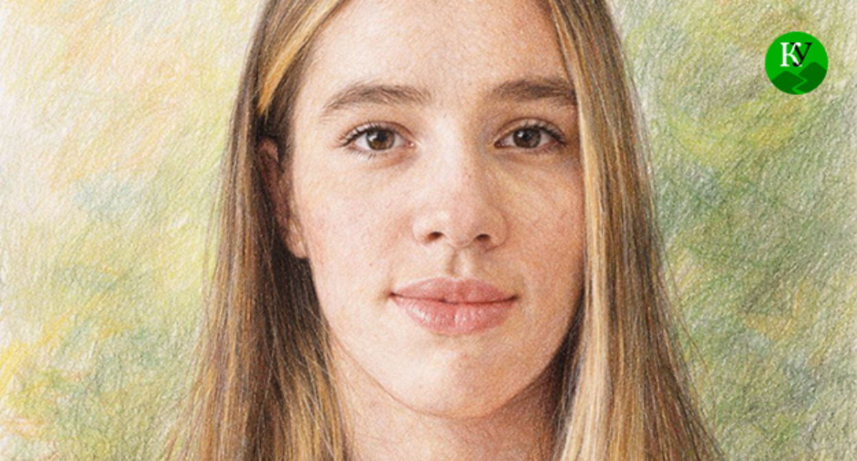 Айна Манькиева. Иллюстрация создана "Кавказским узлом" при помощи ИИ в программе Copilot