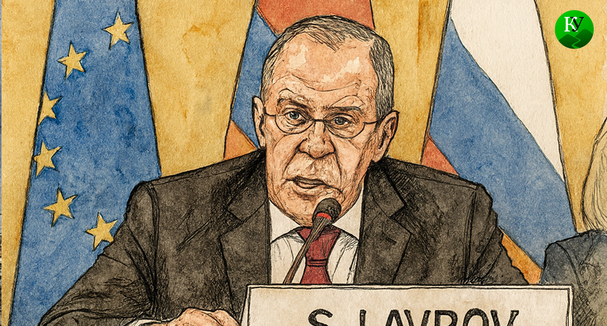 Лавров. Иллюстрация создана «Кавказским узлом» с помощью ИИ в программе Copilot Лавров. Иллюстрация создана «Кавказским узлом» с помощью ИИ в программе Copilot