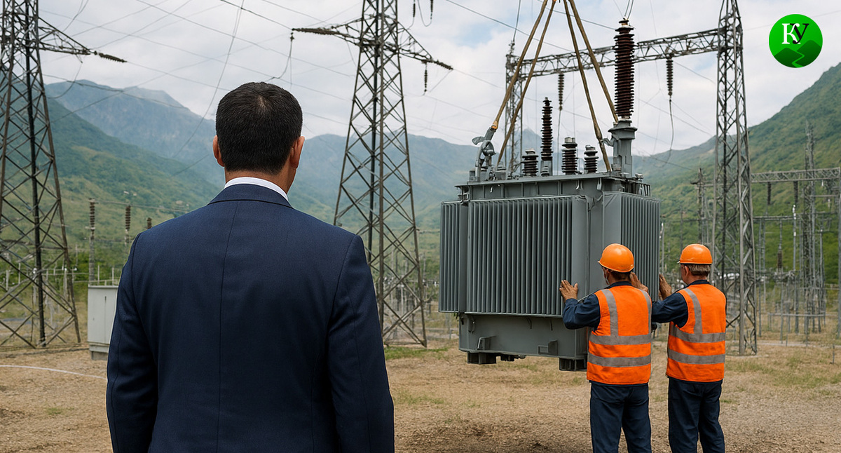 Стройка подстанции. Иллюстрация создана «Кавказским узлом» с помощью ИИ в программе Copilot Стройка подстанции. Иллюстрация создана «Кавказским узлом» с помощью ИИ в программе Copilot