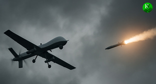 БПЛА и ПВО. Иллюстрация создана «Кавказским узлом» с помощью ИИ в программе Copilot