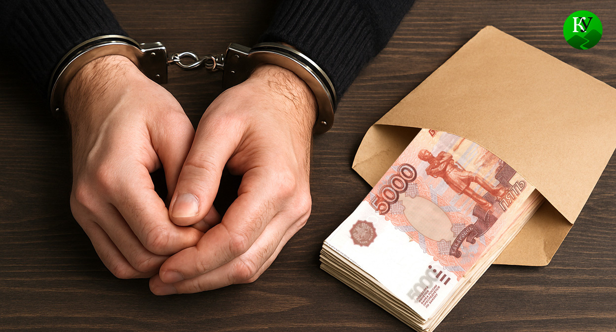 Взятка. Иллюстрация создана «Кавказским узлом» с помощью ИИ в программе Copilot