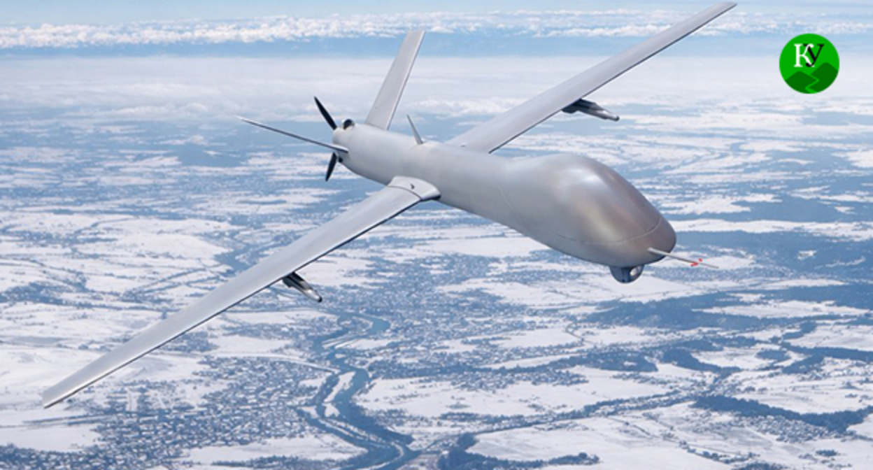 Беспилотник. Иллюстрация создана "Кавказским узлом" при помощи ИИ в программе Copilot