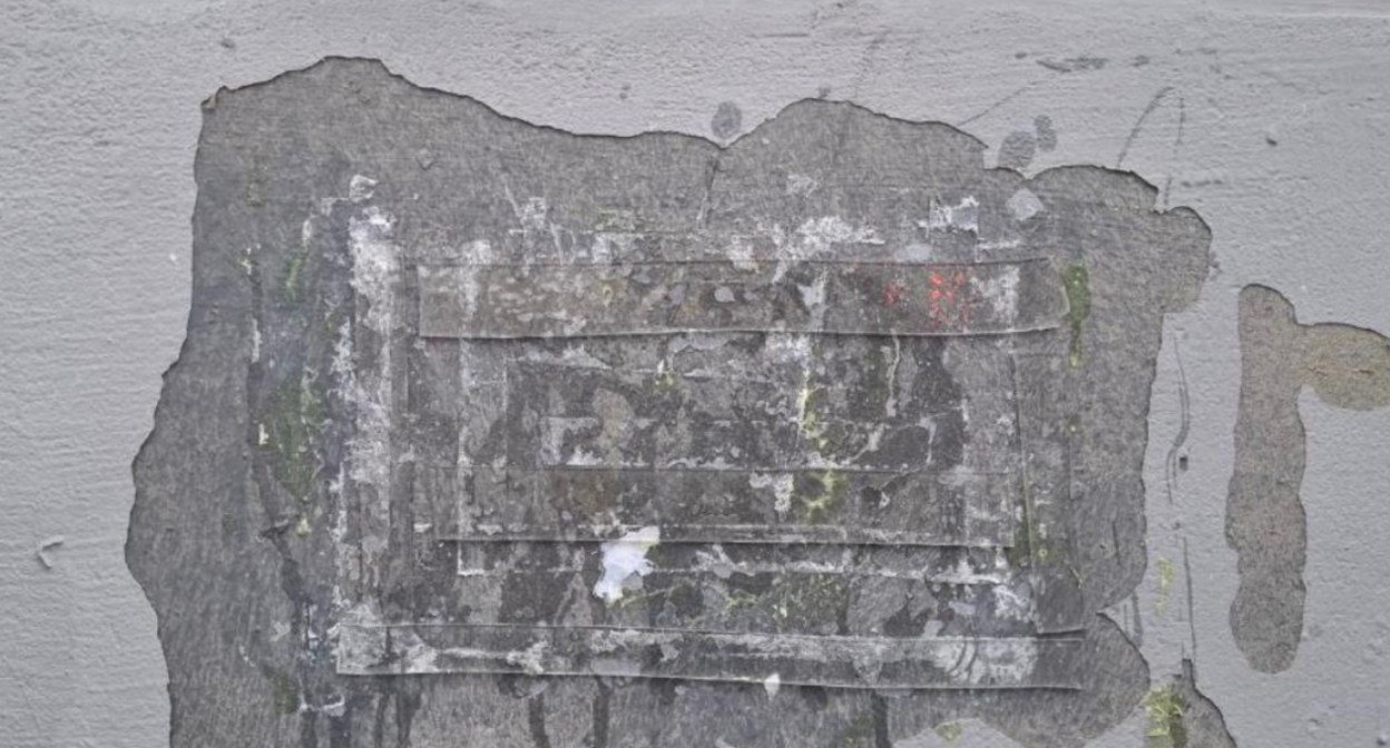 20-я временная табличка исчезла с дома Политковской. Скриншот фото https://t.me/sotavisionmedia/56325