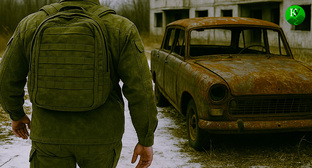 Военный на СВО. Иллюстрация создана «Кавказским узлом» с помощью ИИ в программе Copilot