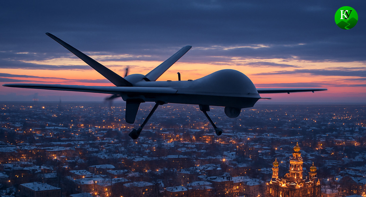 БПЛА. Иллюстрация создана «Кавказским узлом» с помощью ИИ в программе Copilot