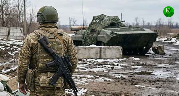 Военнослужащий. Иллюстрация создана "Кавказским узлом" при помощи ИИ в программе Copilot Военнослужащий. Иллюстрация создана "Кавказским узлом" при помощи ИИ в программе Copilot