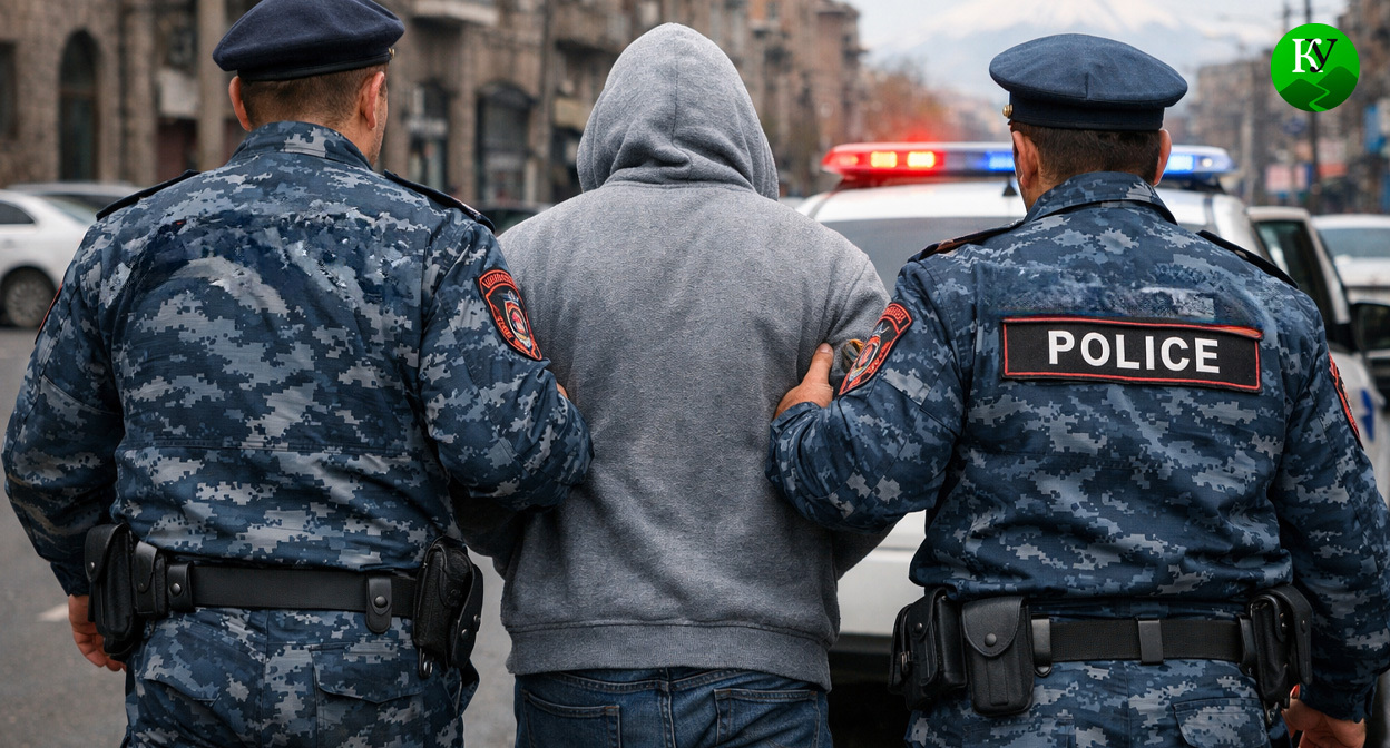 Задержание в Армении. Иллюстрация создана «Кавказским узлом» с помощью ИИ в программе Copilot Задержание в Армении. Иллюстрация создана «Кавказским узлом» с помощью ИИ в программе Copilot