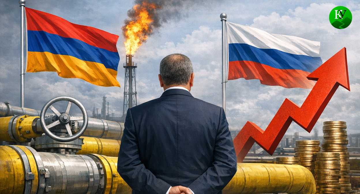 Газопровод и рост цен. Иллюстрация создана «Кавказским узлом» с помощью ИИ в программе Copilot