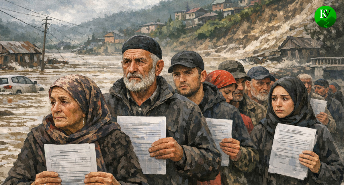 Жители Чечни с заявлениями. Иллюстрация создана «Кавказским узлом» с помощью ИИ в программе Copilot Жители Чечни с заявлениями. Иллюстрация создана «Кавказским узлом» с помощью ИИ в программе Copilot