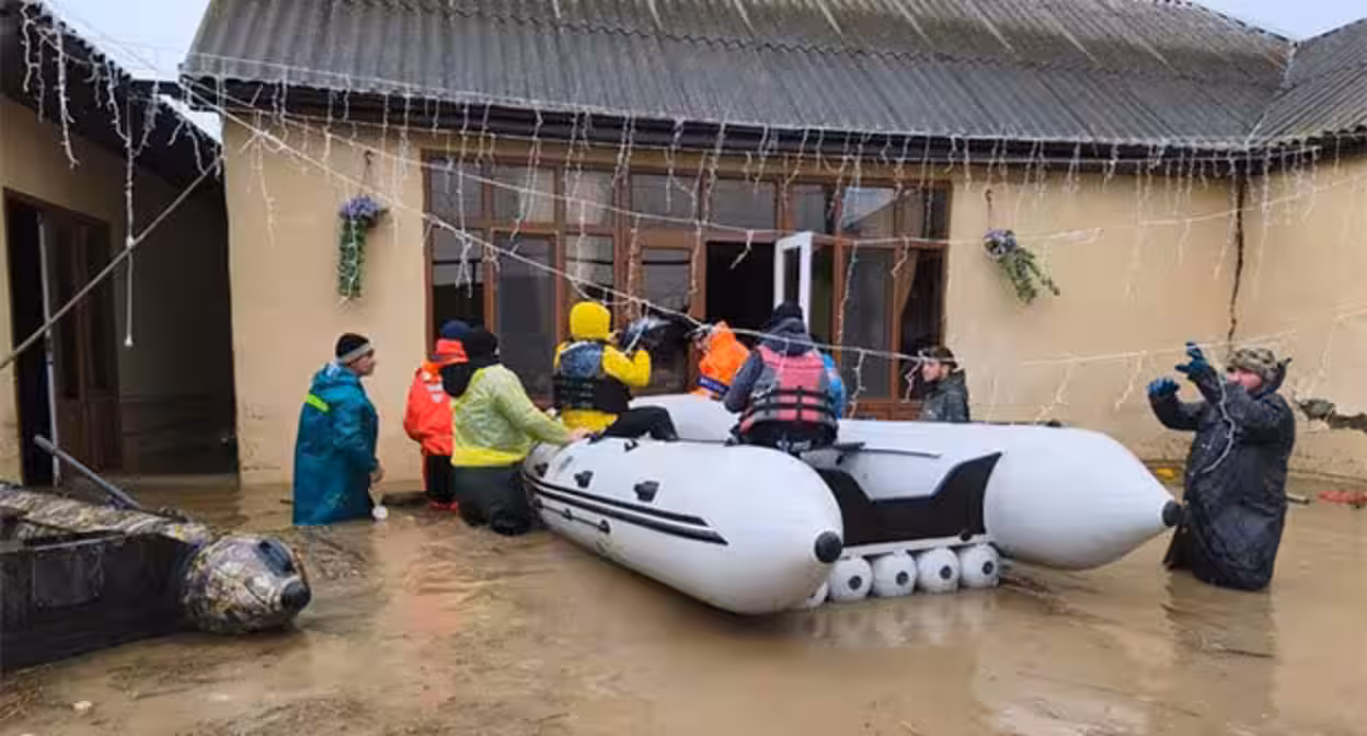Наводнение в Дагестане. Апрель 2026 г. Фото: ГУ МЧС по Дагестану