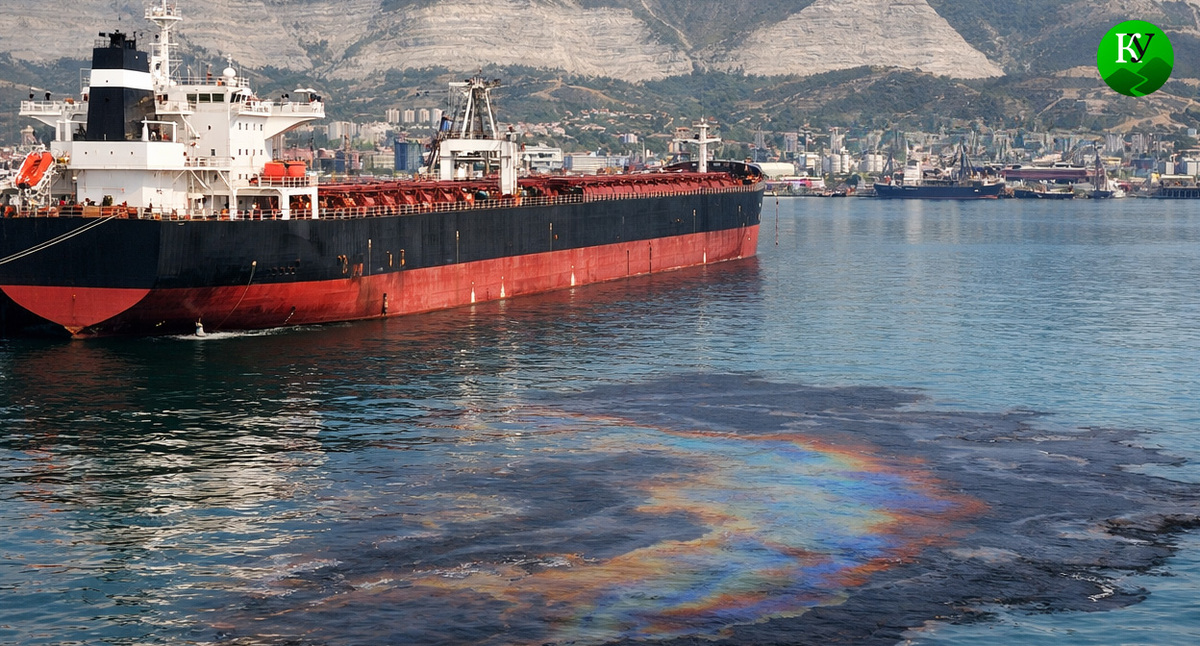 Танкер и разлив нефти. Иллюстрация создана «Кавказским узлом» с помощью ИИ в программе Copilot Танкер и разлив нефти. Иллюстрация создана «Кавказским узлом» с помощью ИИ в программе Copilot
