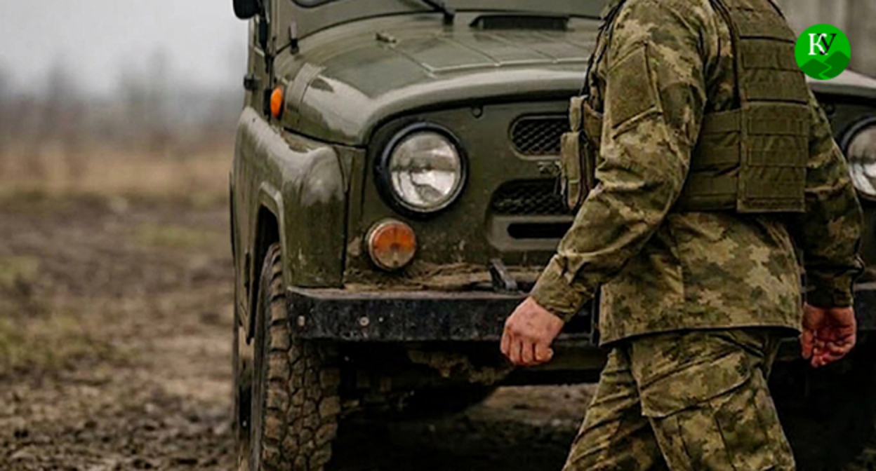 Военный на СВО. Иллюстрация создана «Кавказским узлом» с помощью ИИ в программе Copilot
