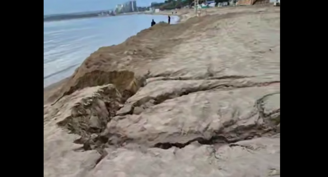 Видео с анапского пляжа от 29.05.26 из Telegram-канала "Маковозовы", https://t.me/makovozovy/61074
