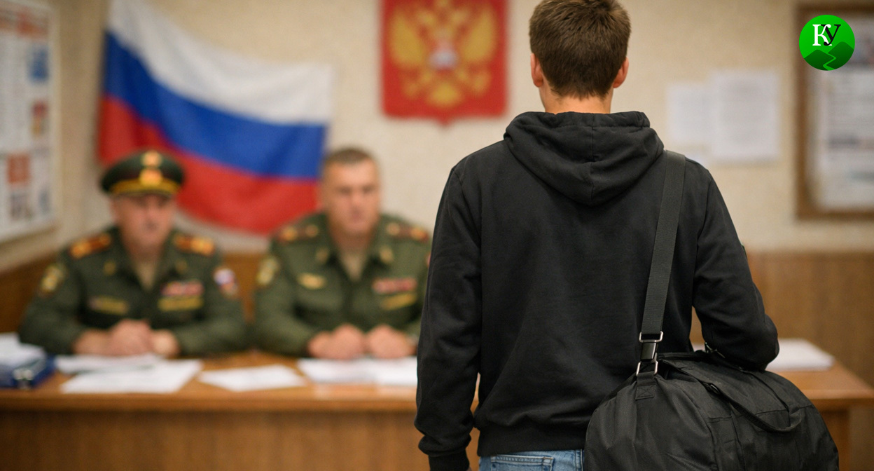 Комиссия в военкомате. Иллюстрация создана «Кавказским узлом» с помощью ИИ в программе Copilot Комиссия в военкомате. Иллюстрация создана «Кавказским узлом» с помощью ИИ в программе Copilot