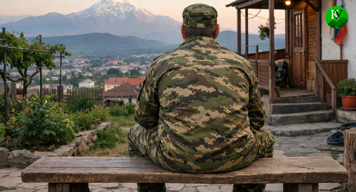 Военный у своего дома. Иллюстрация создана «Кавказским узлом» с помощью ИИ в программе Copilot Военный у своего дома. Иллюстрация создана «Кавказским узлом» с помощью ИИ в программе Copilot