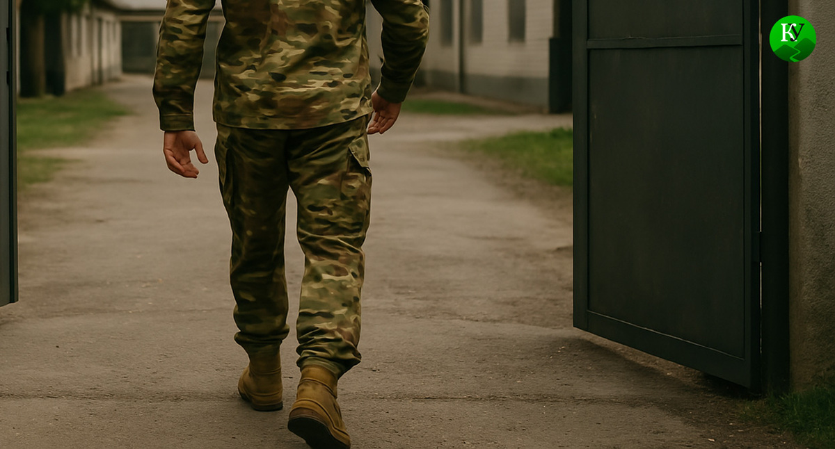 Военный покидает часть. Иллюстрация создана «Кавказским узлом» с помощью ИИ в программе Copilot Военный покидает часть. Иллюстрация создана «Кавказским узлом» с помощью ИИ в программе Copilot