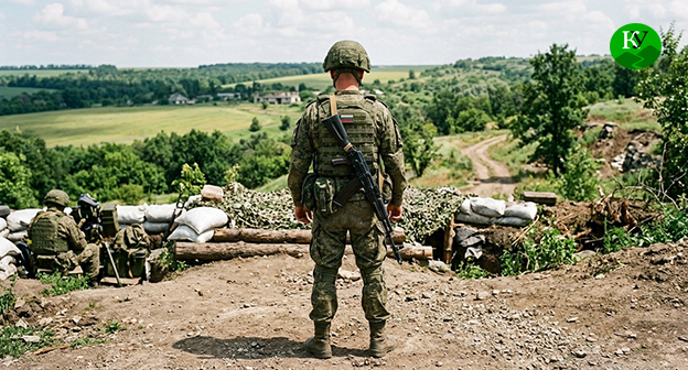Военнослужащий. Иллюстрация создана "Кавказским узлом" при помощи ИИ в программе Copilot Военнослужащий. Иллюстрация создана "Кавказским узлом" при помощи ИИ в программе Copilot