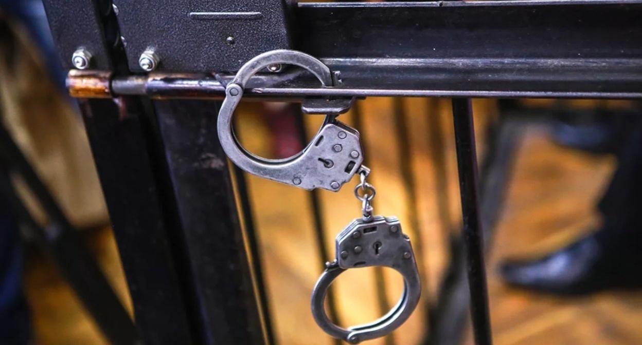 Обвиняемый в зале суда. Фото: пресс-служба Нальчикского гарнизонного военного суда. 