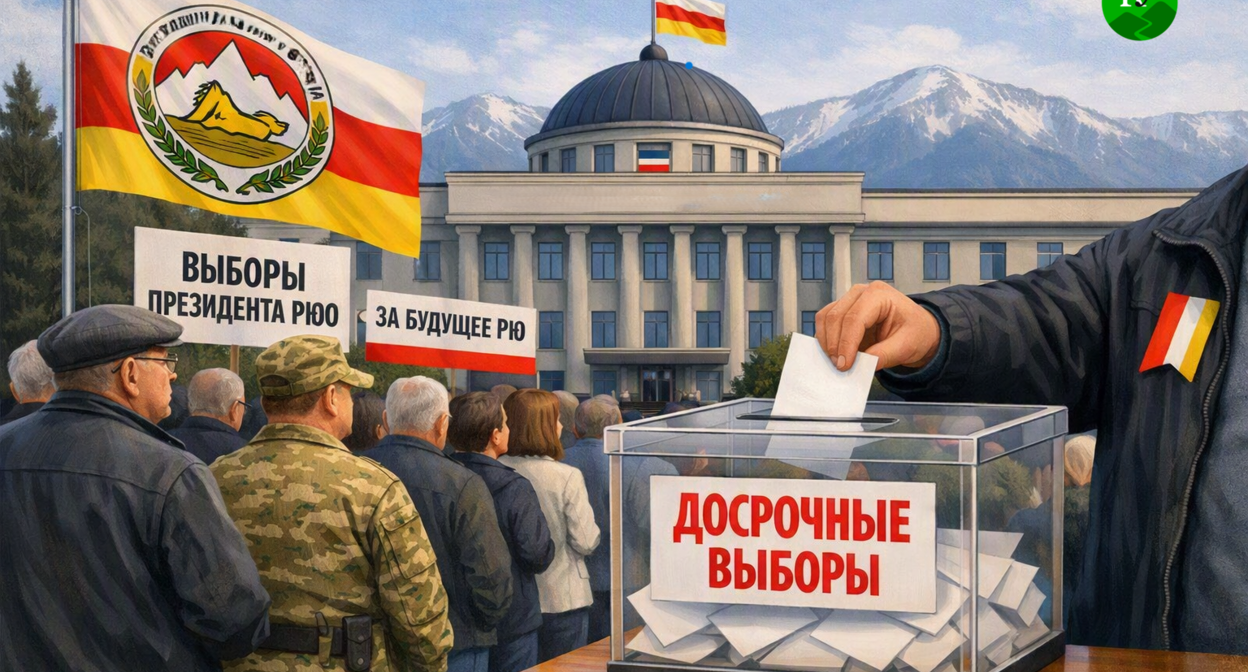 Выборы в Юной Осетии. Иллюстрация создана «Кавказским узлом» с помощью ИИ в программе Copilot Выборы в Юной Осетии. Иллюстрация создана «Кавказским узлом» с помощью ИИ в программе Copilot