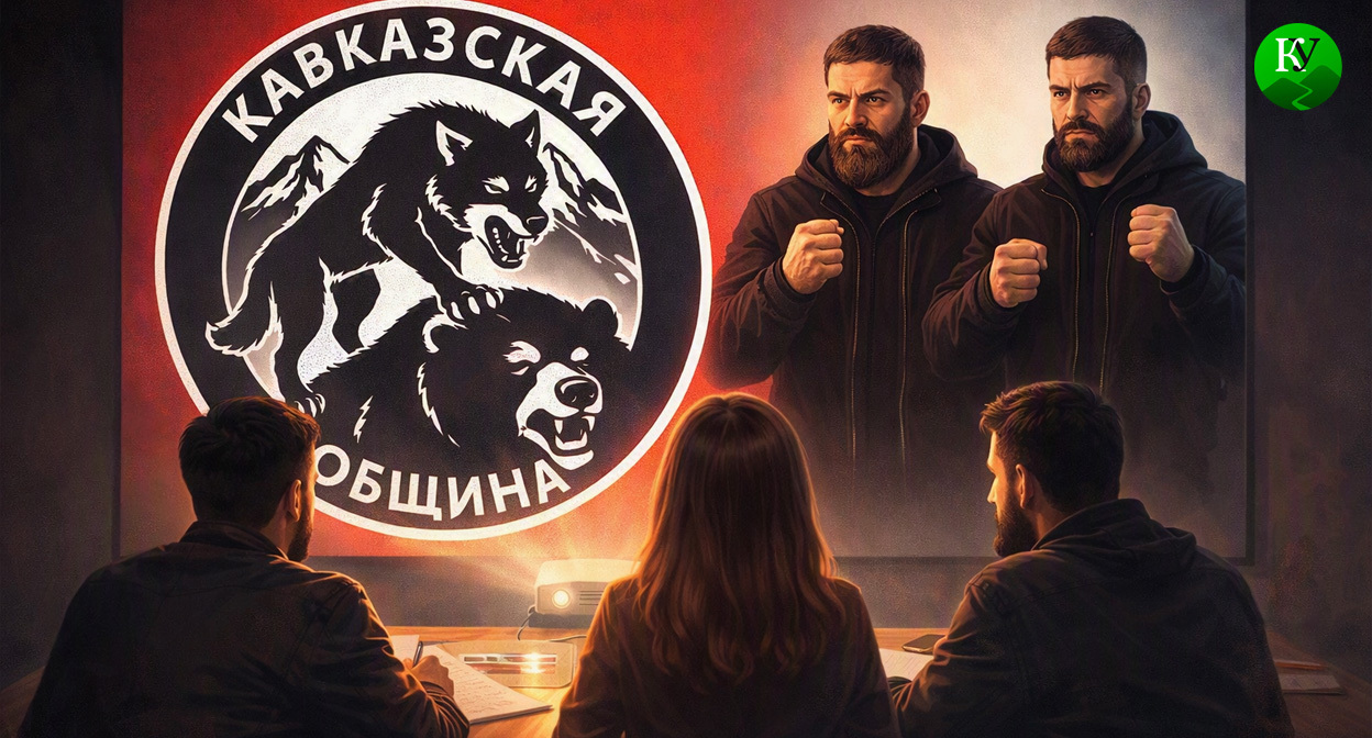 Обсуждение "Кавказской общины". Иллюстрация создана «Кавказским узлом» с помощью ИИ в программе Copilot