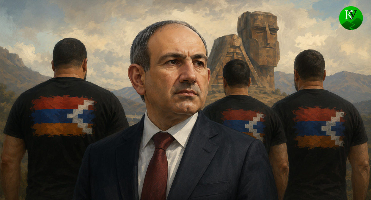 Пашинян и карабахские беженцы. Иллюстрация создана «Кавказским узлом» с помощью ИИ в программе Copilot Пашинян и карабахские беженцы. Иллюстрация создана «Кавказским узлом» с помощью ИИ в программе Copilot