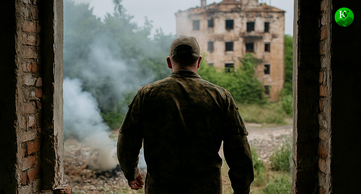 Военный на СВО. Иллюстрация создана «Кавказским узлом» с помощью ИИ в программе Copilot Военный на СВО. Иллюстрация создана «Кавказским узлом» с помощью ИИ в программе Copilot
