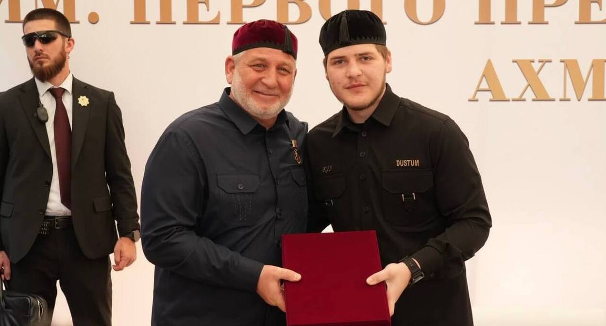 Адам Кадыров получил звание "Почетный гражданин Курчалоевского района". Фото: пресс-служба Совбеза Чечни / Telegram