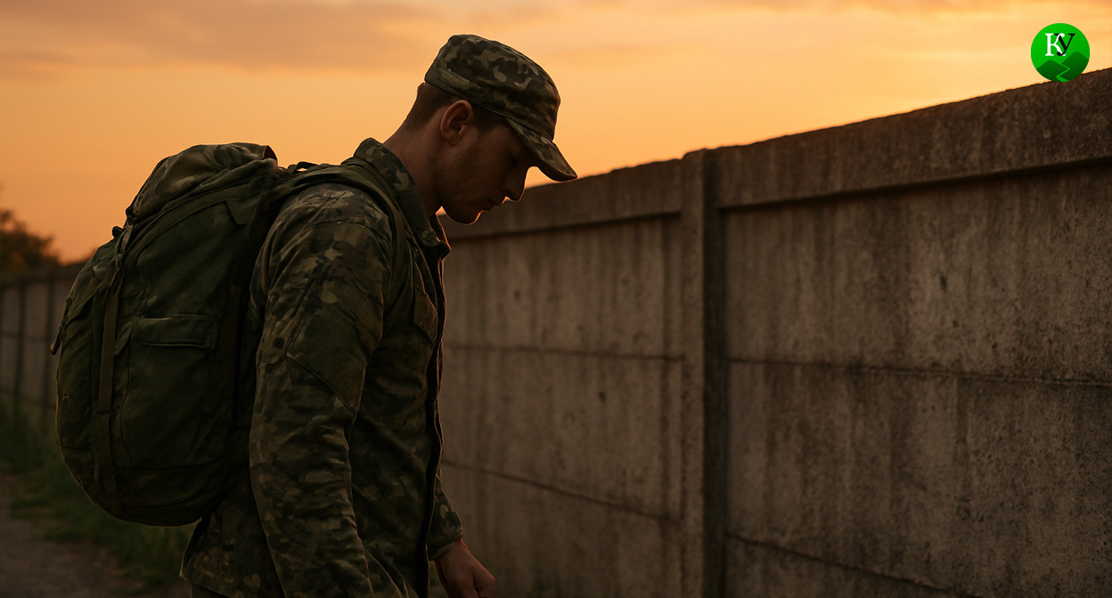 Военный у забора части. Иллюстрация создана «Кавказским узлом» с помощью ИИ в программе Copilot Военный у забора части. Иллюстрация создана «Кавказским узлом» с помощью ИИ в программе Copilot