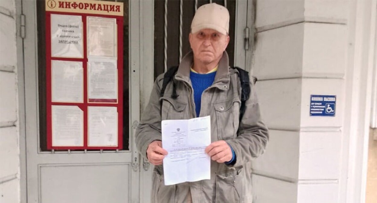 Владимир Атаманчук. Фото корреспондента "Кавказского узла". Владимир Атаманчук. Фото корреспондента "Кавказского узла".