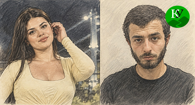 Эдгар Абухбу и Амина Бикбова. Иллюстрация создана "Кавказским узлом" при помощи ИИ в программе Copilot Эдгар Абухбу и Амина Бикбова. Иллюстрация создана "Кавказским узлом" при помощи ИИ в программе Copilot