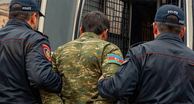 Задержание азербайджанского военнослужащего. Фото: https://incidentia.ru/news/azerbaydzhanskiy-voennyy-ranil-zhenshchinu-v-armyanskom-2026-10-04