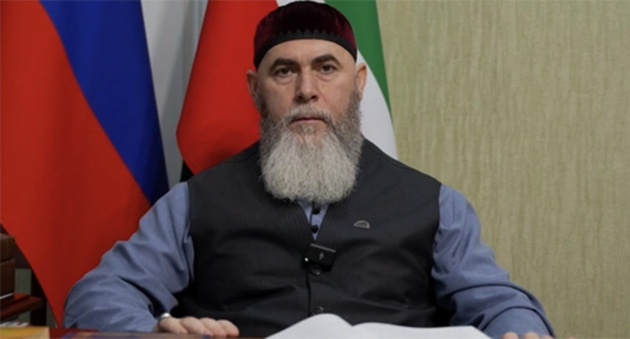 Муфтий Чечни Салах Межиев. Фото: dumchr / Telegram Муфтий Чечни Салах Межиев. Фото: dumchr / Telegram