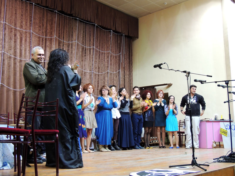 Участники спектакля &laquo;Дом любви лишенных&raquo;